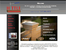 Tablet Screenshot of hittleconstruction.net